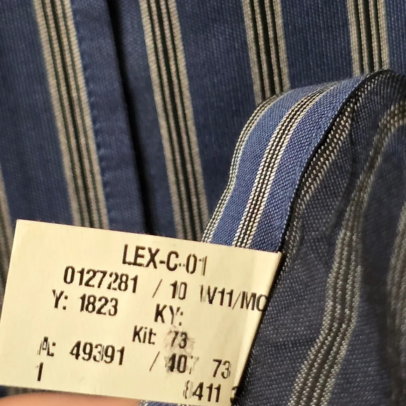 Boss Striped Button Down Shirt - Picture 6 of 7